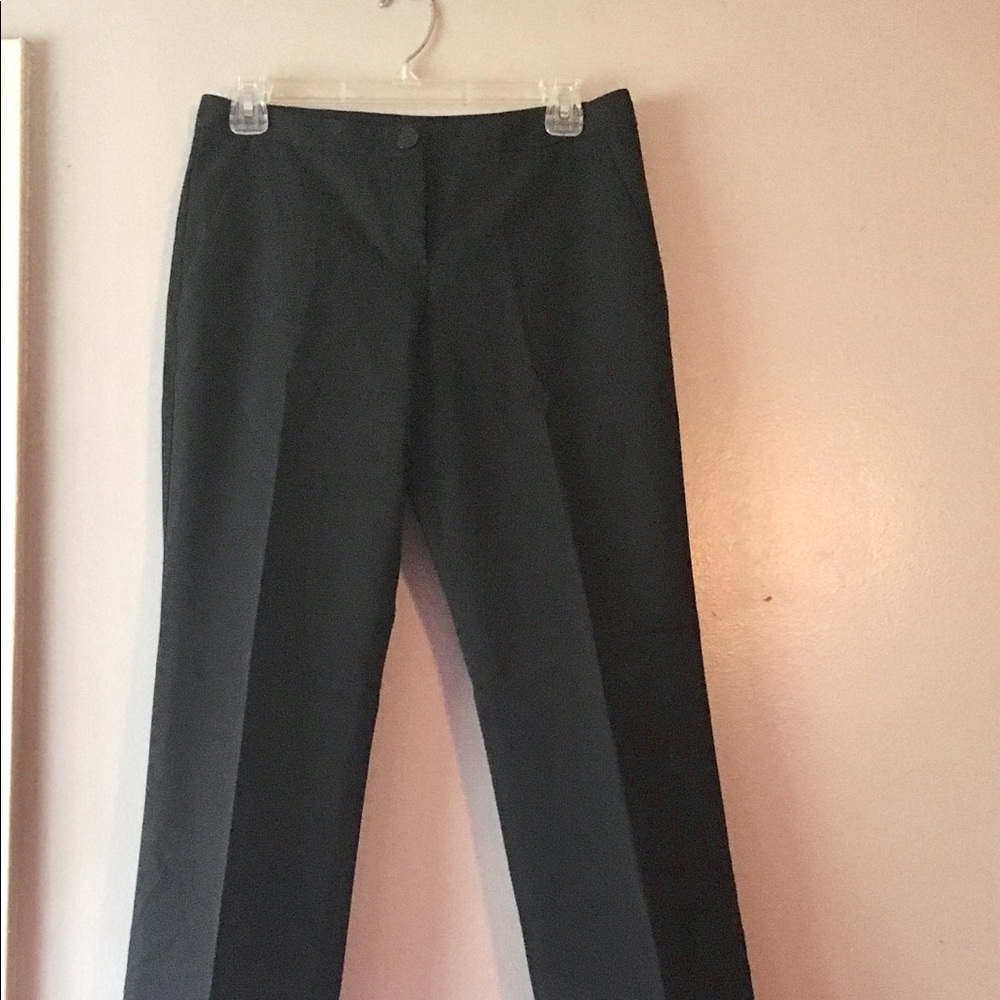 Theory Classic Black Straight Leg Trouser Pants